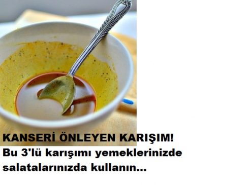 Read more about the article BU 3 LÜ KARIŞIM KANSER HASTALIĞI ÖNLÜYOR