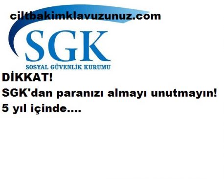 Read more about the article SGK’dan Paranızı Almayı Unutmayın