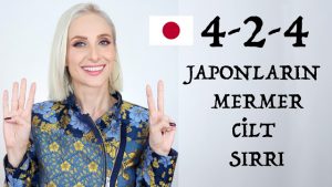 Japon tekniği ile kusursuz bir cilt