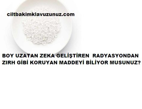 Read more about the article Boy Uzatan Zeka Geliştiren Madde