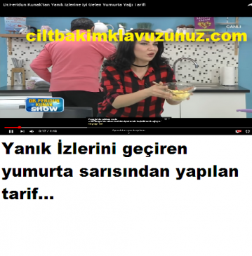 Read more about the article Yanık İzini Geçiren Yumurta Yağı Tarifi
