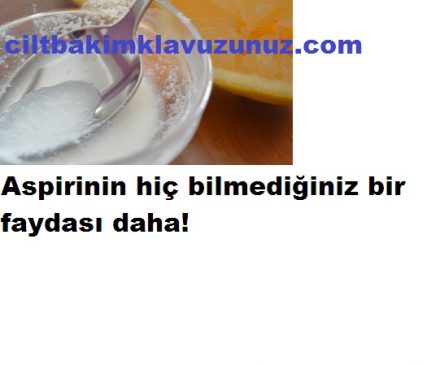 Read more about the article Aspirinin Hiç Bilmediğiniz Bir Yönü